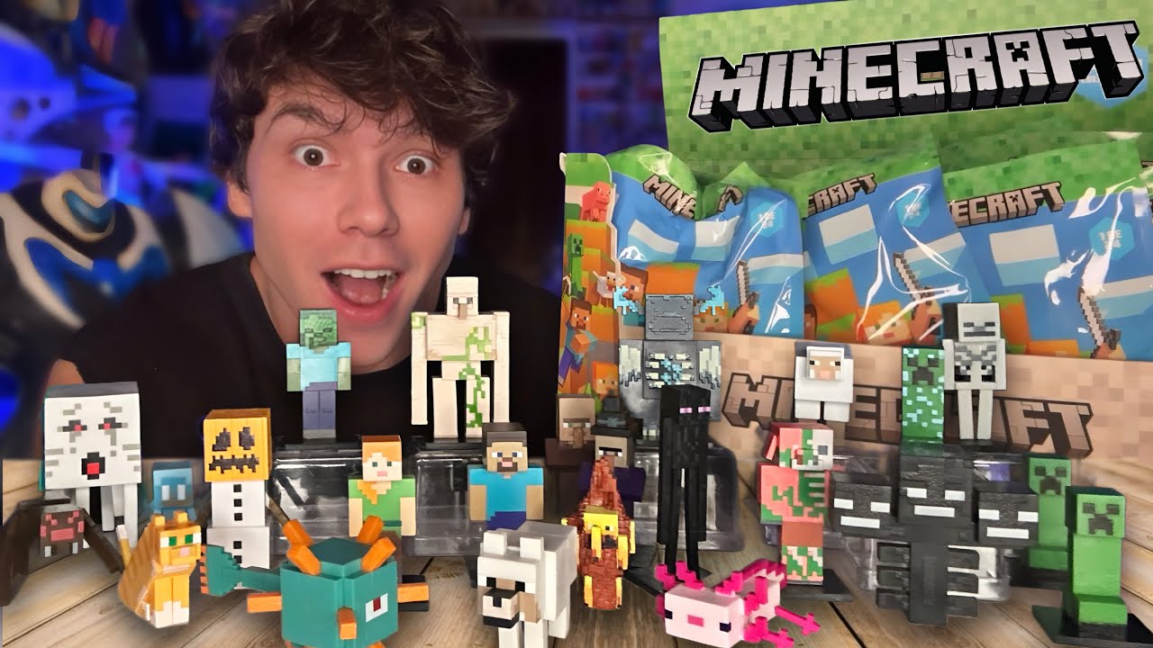 CRIEI UM EX&Eacute;RCITO DE MOBS DO MINECRAFT NA VIDA REAL! PETER TOYS