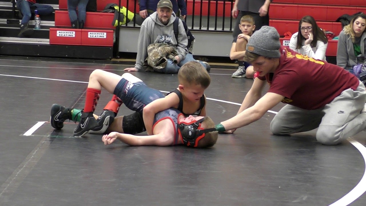 Mason Myers 5 years old youth Kids Wrestling Tournament Dubois PA 3