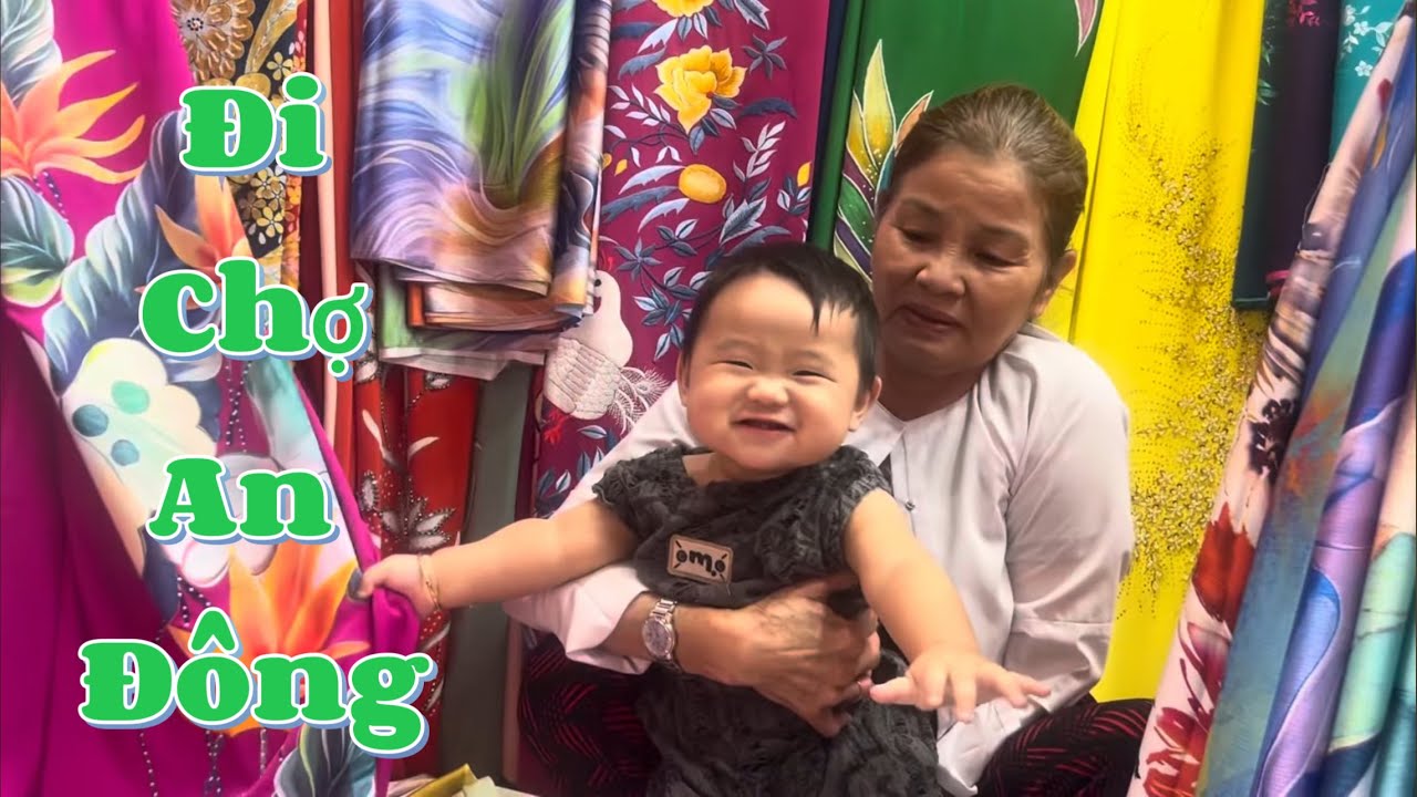 Gia đình Bùi Trung Đẳng buổi chiều chợ An Đông kỷ niệm ăn chè