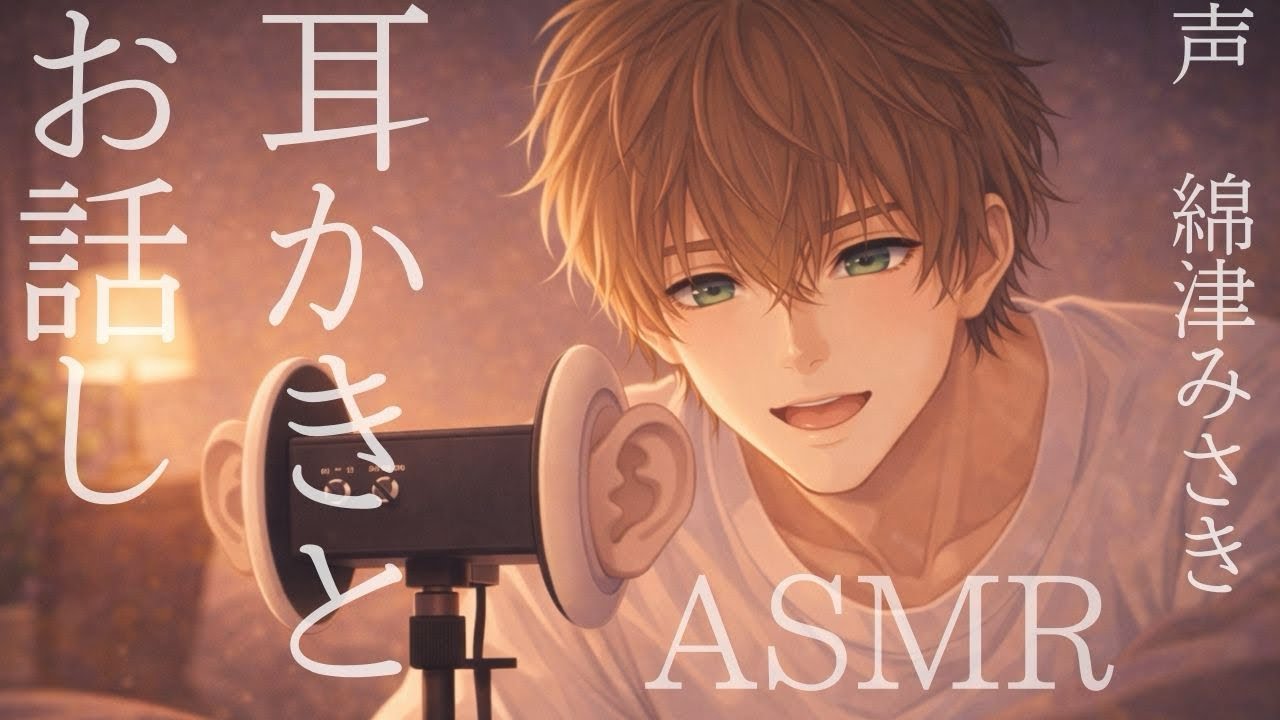 【ASMR】耳かきとお話し【女性向けボイス】【耳かき・囁き】