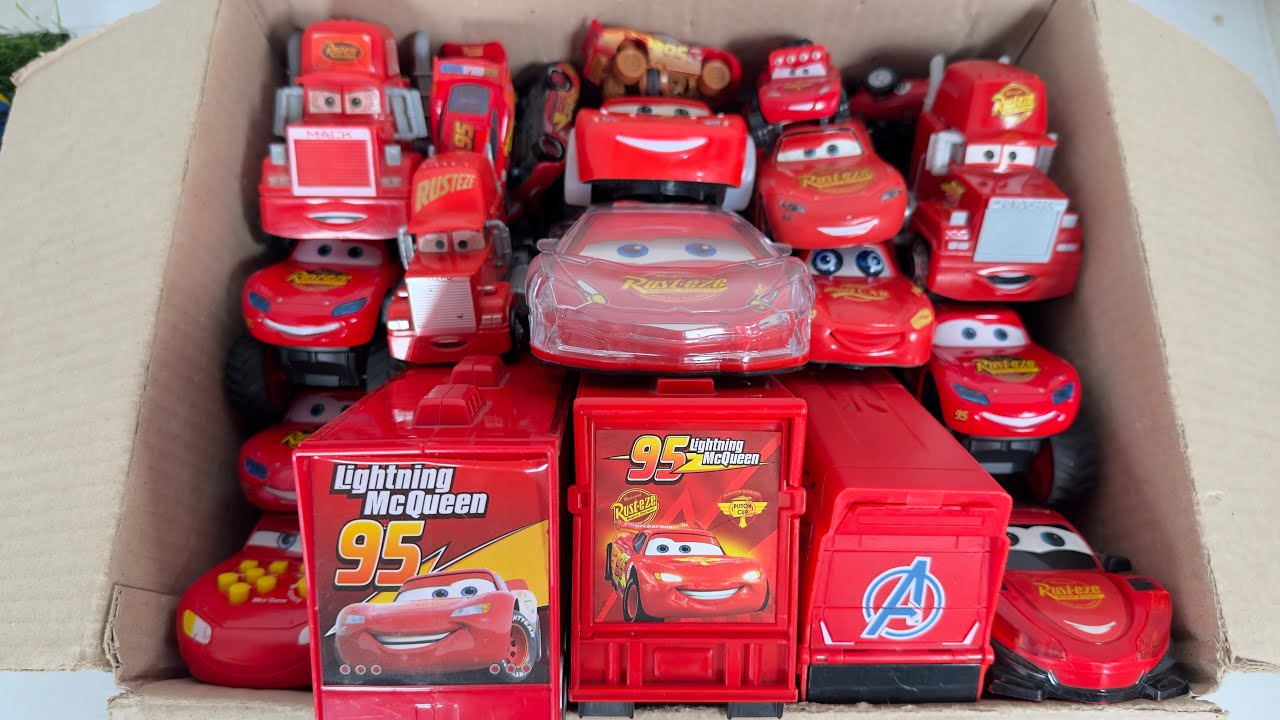 Disney Pixar Cars Unboxing Review | Full Lightning McQueen, Tow Mater, Doc Hudson, Sally, Mack