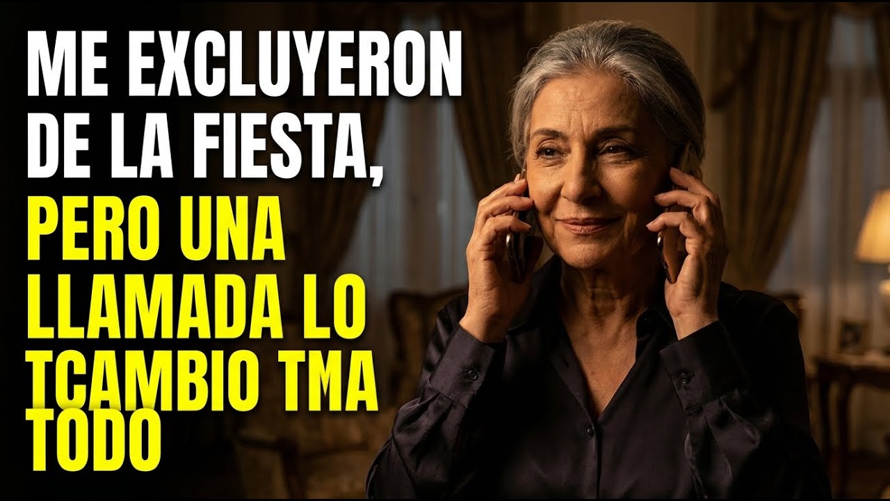 Revelado el sorprendente giro: mi nuera me excluyó de su fiesta, ¡pero una llamada lo cambió todo!