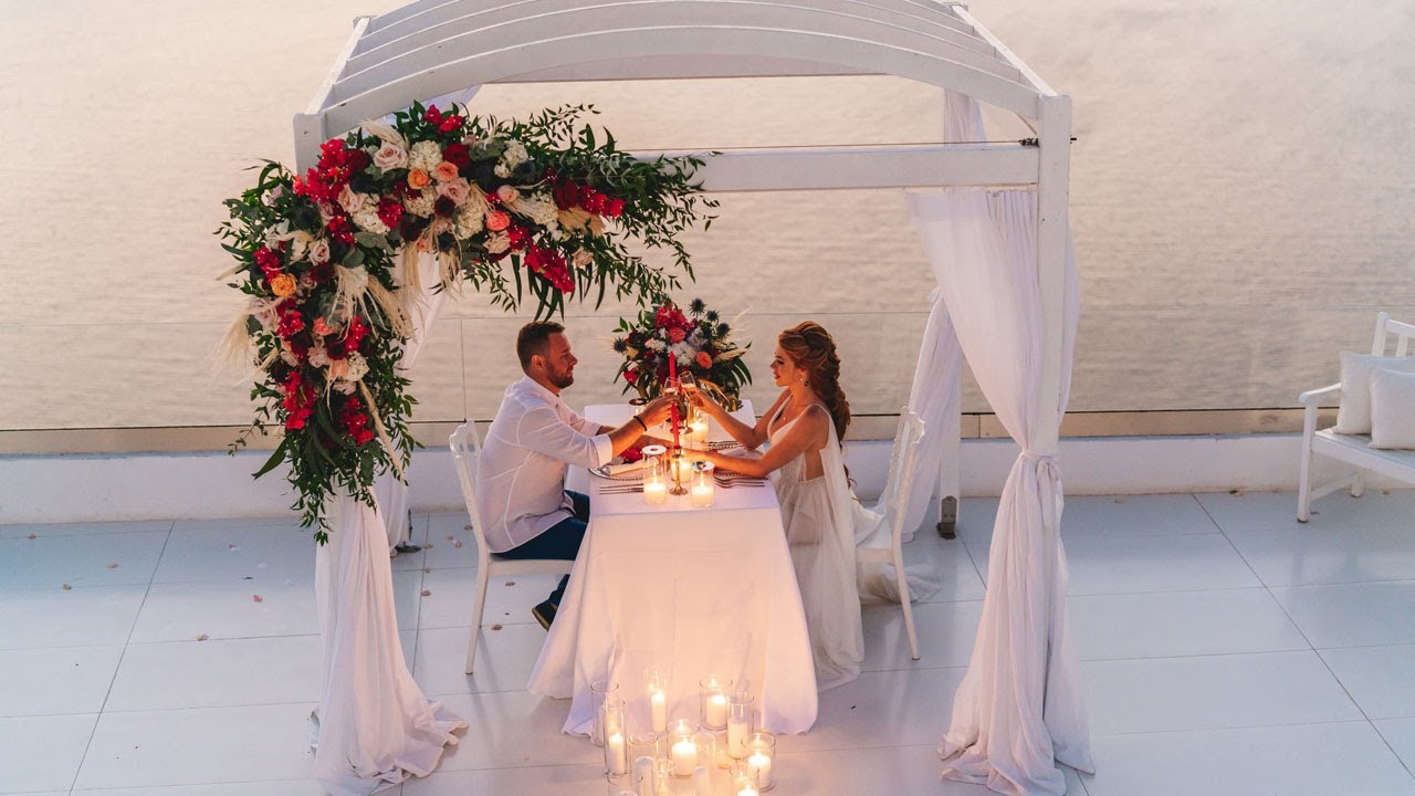 Elopement of Julia & Artem at Andromeda villas, Santorini, Greece _ Official Wedding Movie