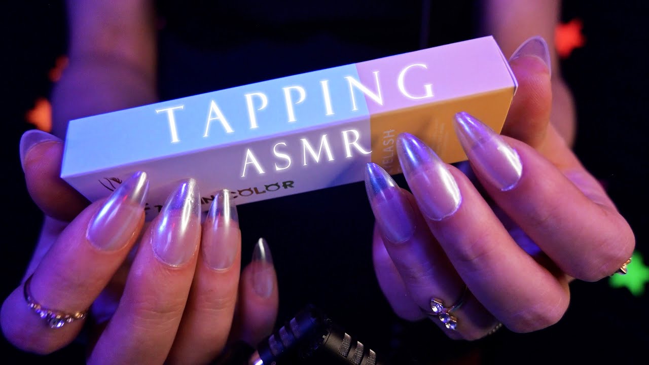 ASMR Tapping for Sleep (No Talking) Up Close Triggers with Zoom Mic