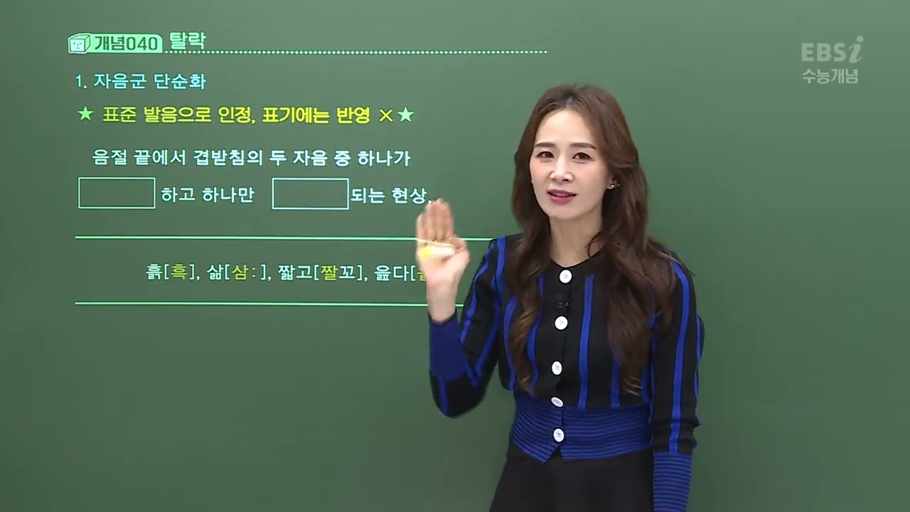 2023 수능개념 윤혜정의 개념의 나비효과 30강 음운의 변동 2