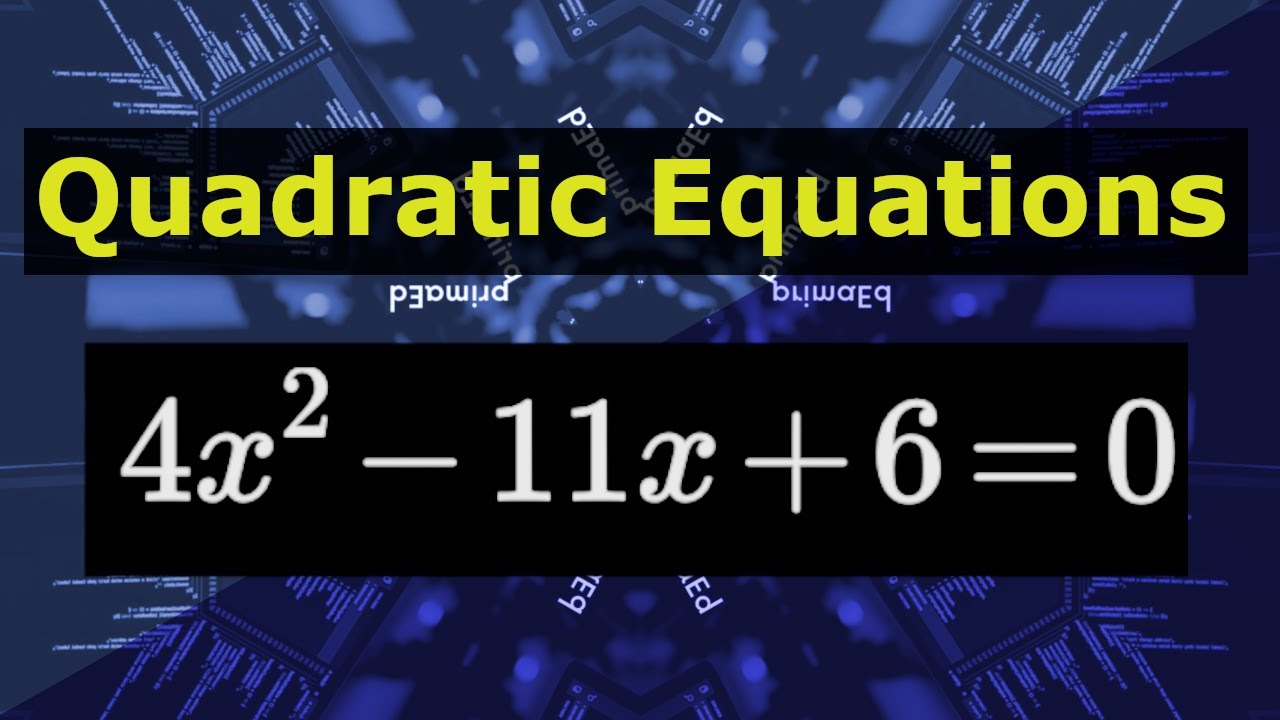 Quadratic Equations: Factorization Method