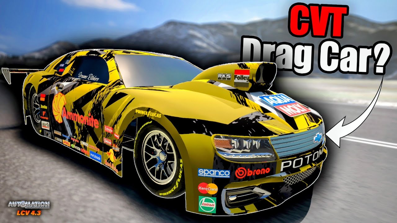 Я сделал МОЩНЫЙ дрэг-кар... с вариатором! | Automation Game & BeamNG.drive