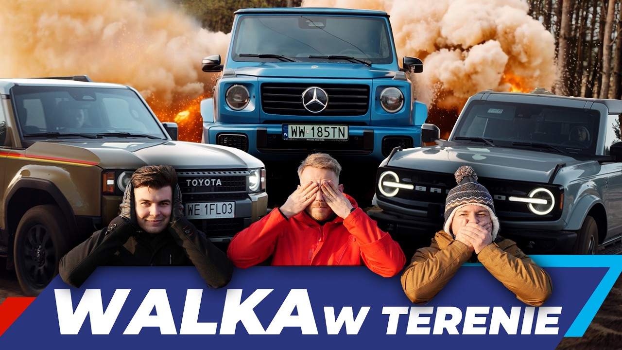 Land Cruiser, Bronco czy klasa G? Wielki test terenówek! | Special OTOMOTO News | OML