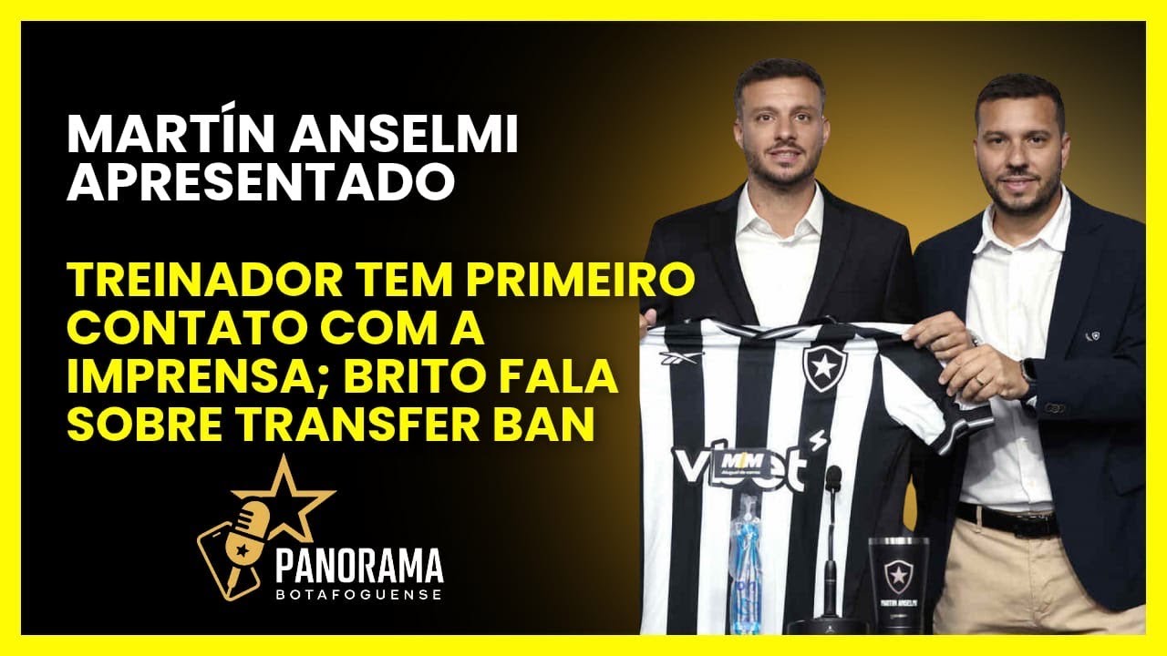 MARTIN ANSELMI É APRESENTADO OFICIALMENTE PELO BOTAFOGO