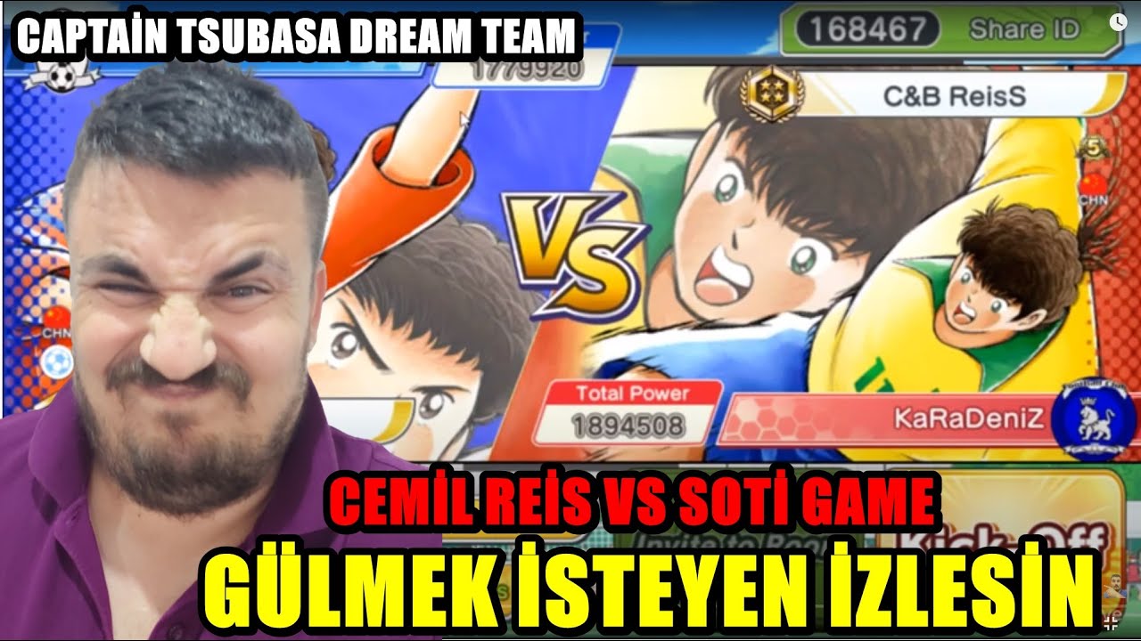 GİRDİ GALİBA CEMİL REİS RÖVANŞ MAÇI | CAPTAİN TSUBASA DREAM TEAM
