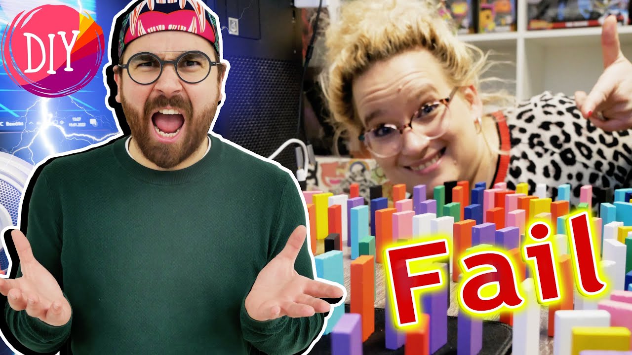 UNSER PRANK IST EIN MEGA FAIL! Donny ist trotzdem sauer! DOMINO DAY
