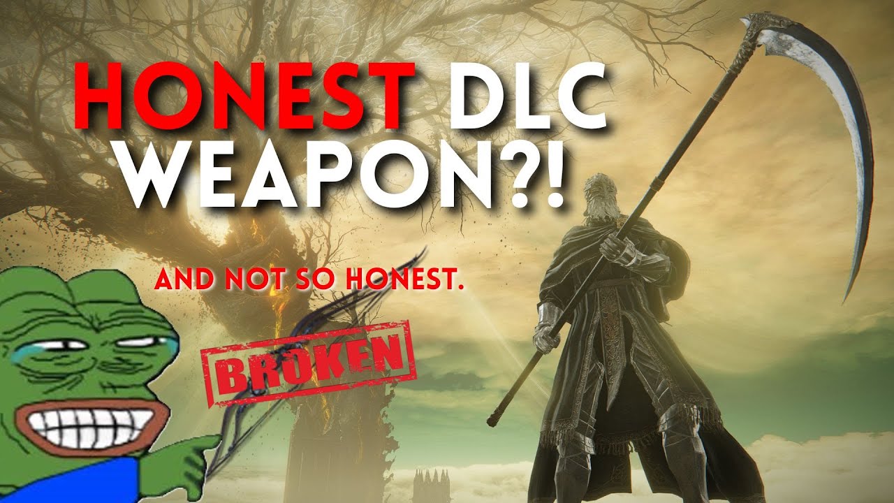 ONE OF THE ONLY HONEST DLC WEAPONS, ANSBACH SCYTHE - OBSIDIAN LAMINA ( ELDEN RING DLC )
