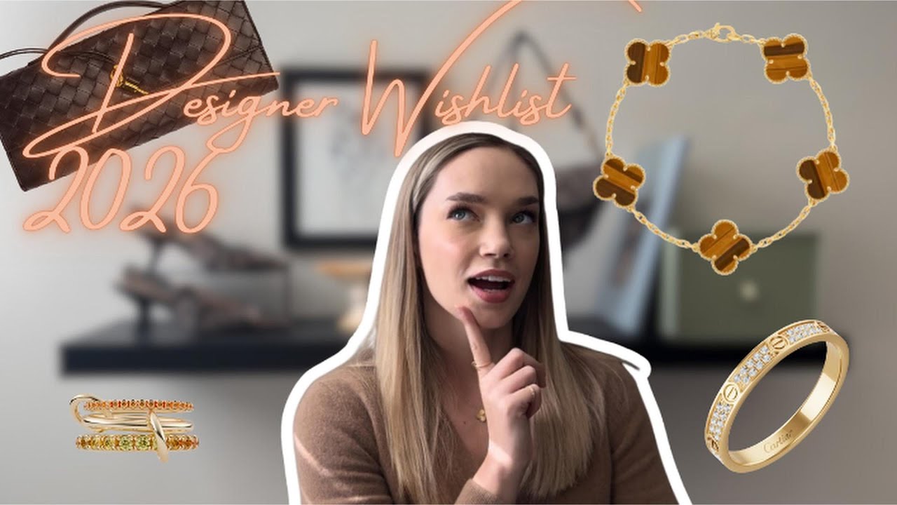 ✨ Мой список желаемых дизайнерских украшений на 2026 год | Cartier, Van Cleef и другие ✨