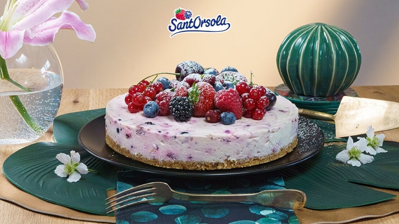 Cheesecake ai frutti di bosco - Sant'Orsola Videoricette