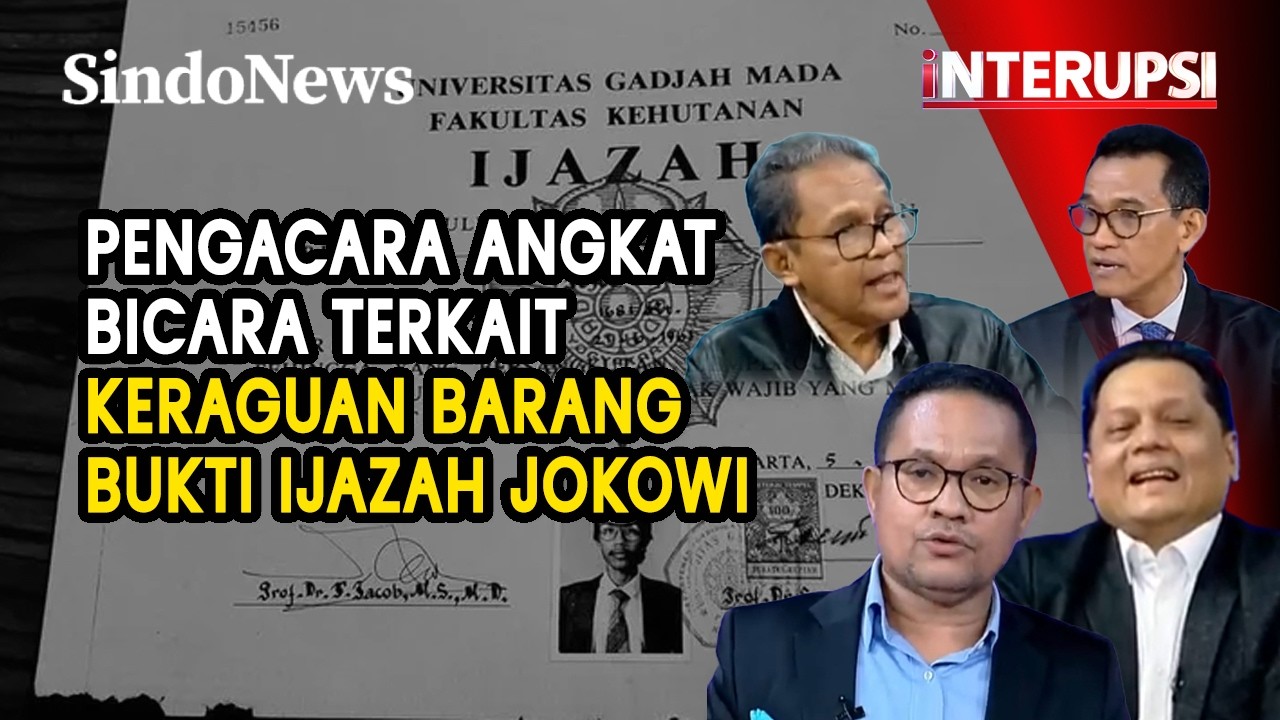 Terbongkar! Pengacara Buka Suara Terkait Keraguan Barang Bukti Ijazah Jokowi | Interupsi