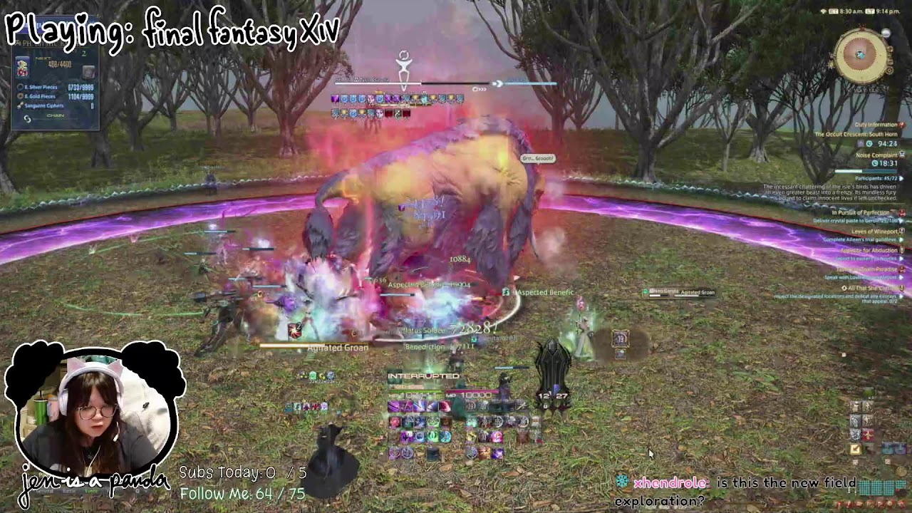 OC updates grind in FFXIV | jenisapanda on Twitch.tv
