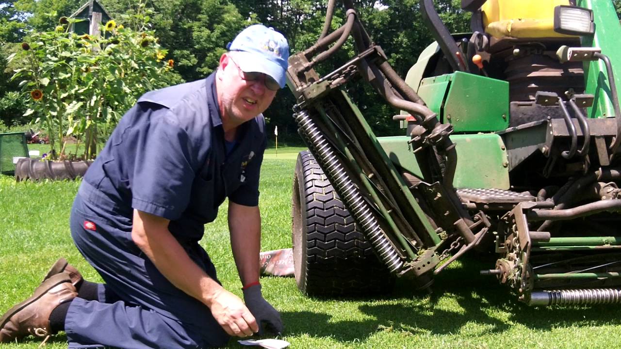 Own Your Own Golf Course - Bedknife Adjustment