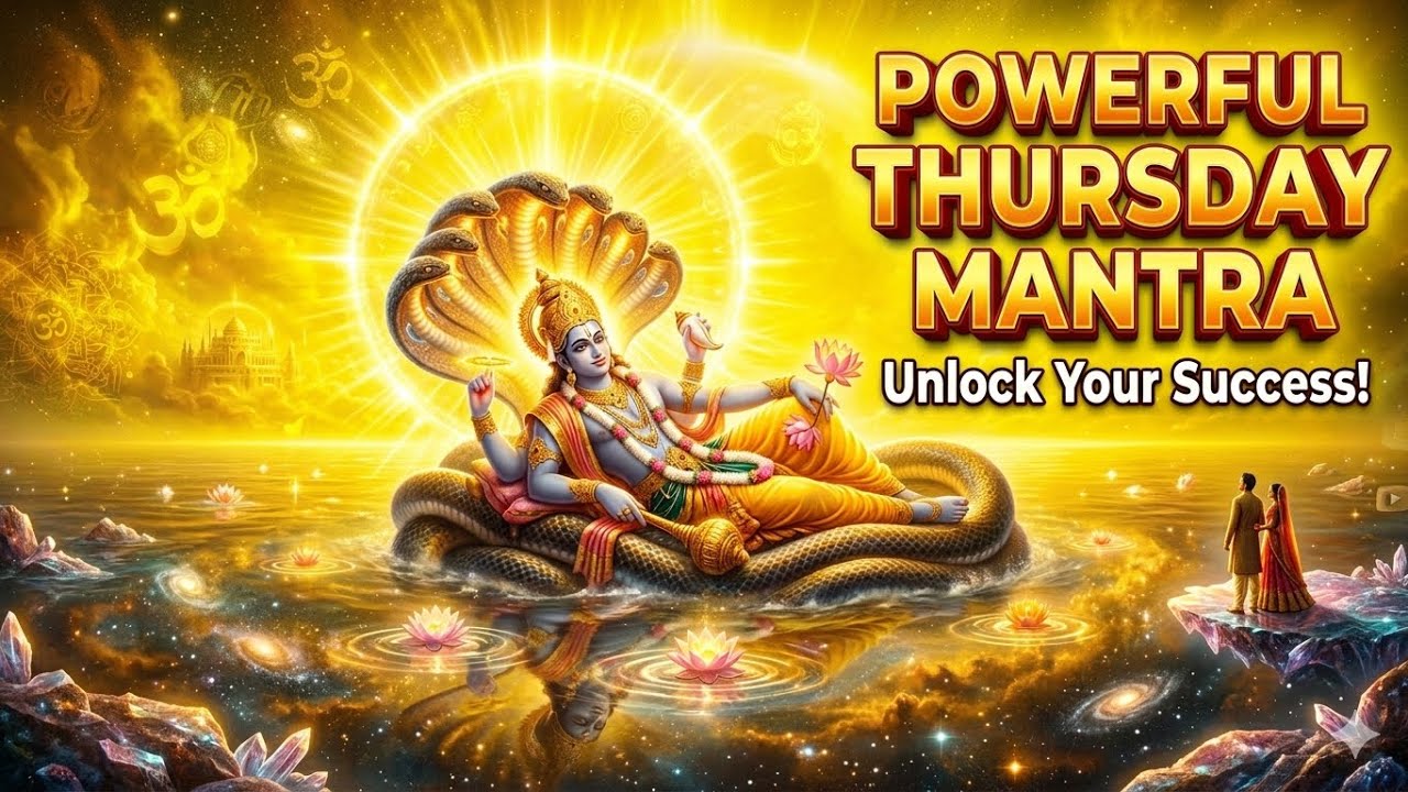 Thursday Guru Meditation | Brihaspati Mantra | Vishnu Mantra| Wisdom & Prosperity |Spiritual Healing