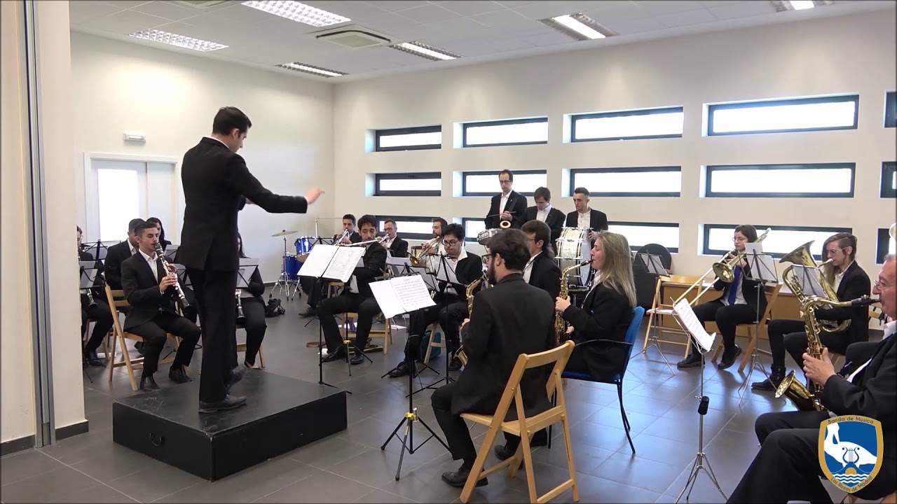 Banda de Música de Las Rozas. Ensayo para procesiones de Semana Santa 2019