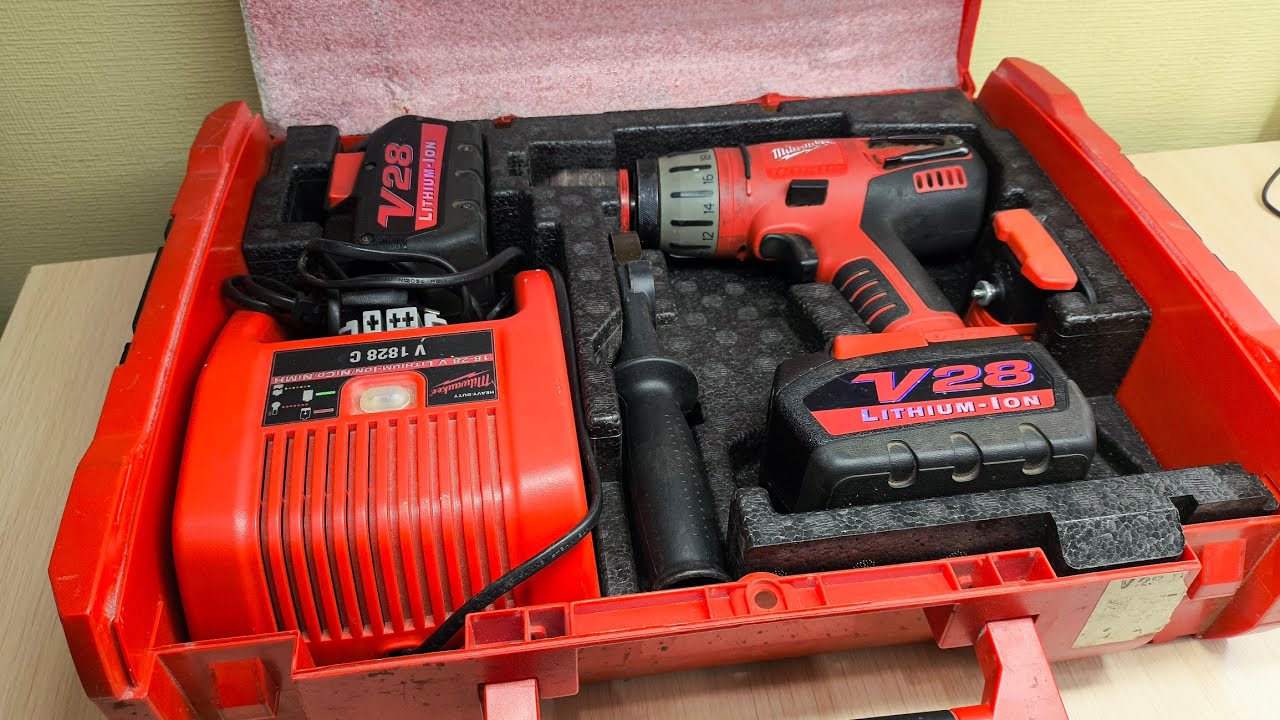 Ремонт аккумуляторов шуруповерта Milwaukee v28