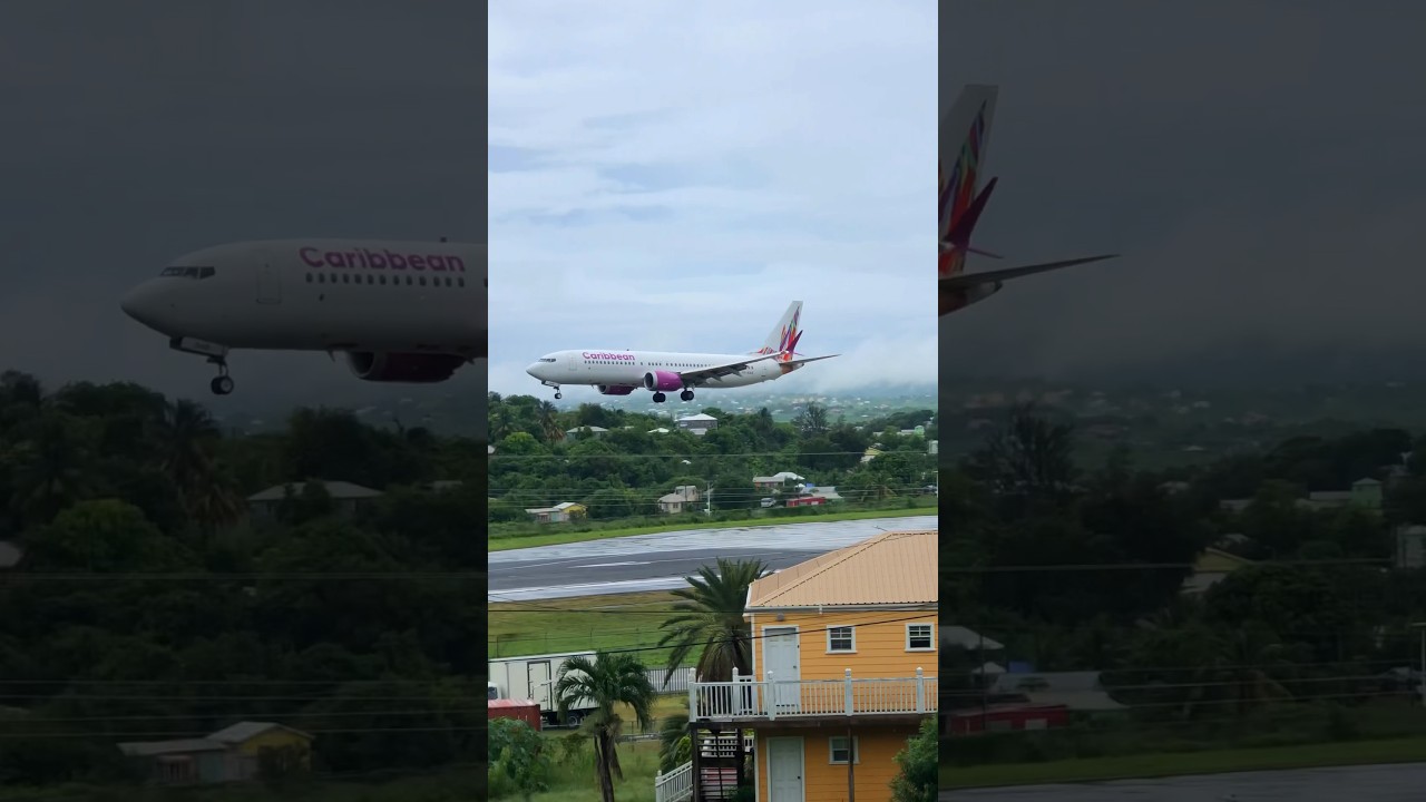 What I call PEACE!! #flying #planespotter #caribbeanairlines #boeing737max8