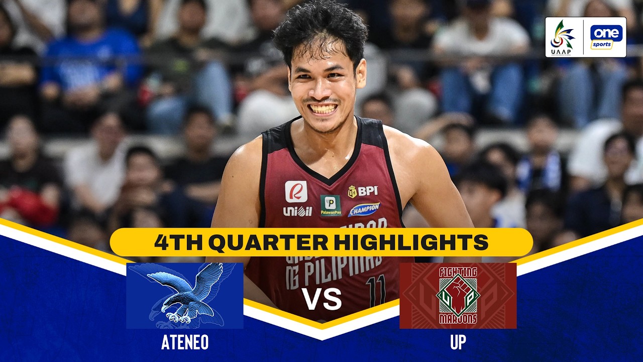 ADMU vs UP | 4TH QUARTER HIGHLIGHTS | UAAP SEASON 89 MEN'S BASKETBALL