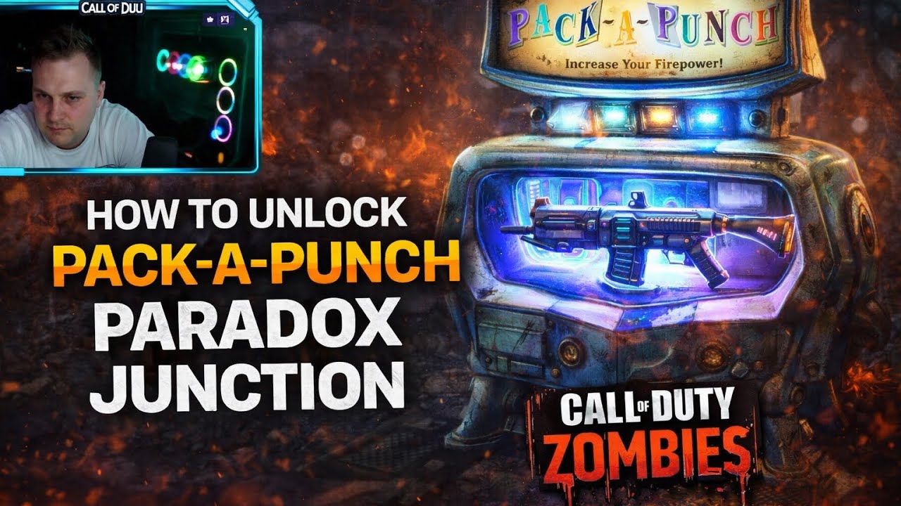 Инструкция по использованию PACK A PUNCH в Paradox Junction Black Ops 7 Zombies