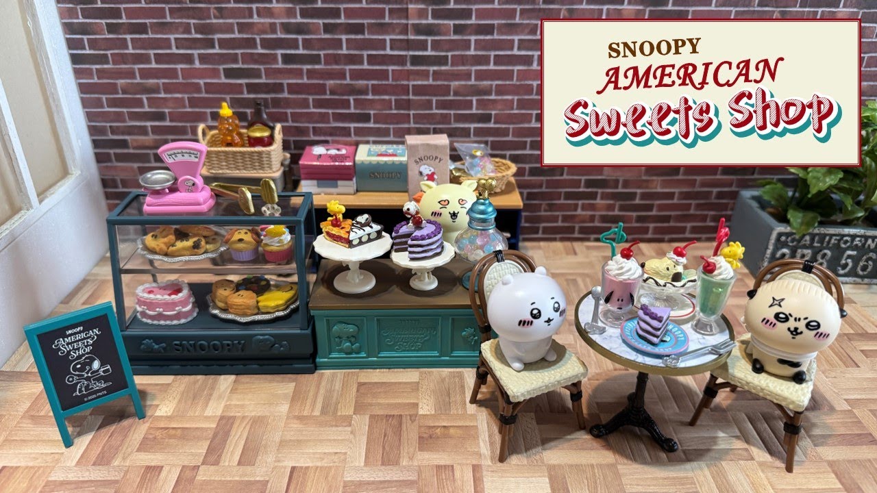Re-ment #154 史努比美式甜點店!/SNOOPY AMERICAN Sweets Shop
