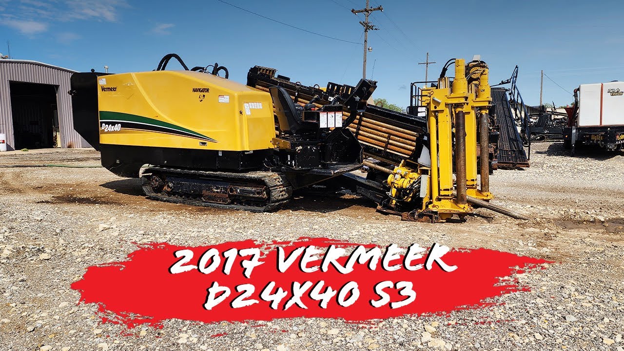 2017 Vermeer D24x40 S3 demo | SOURCE: HDD