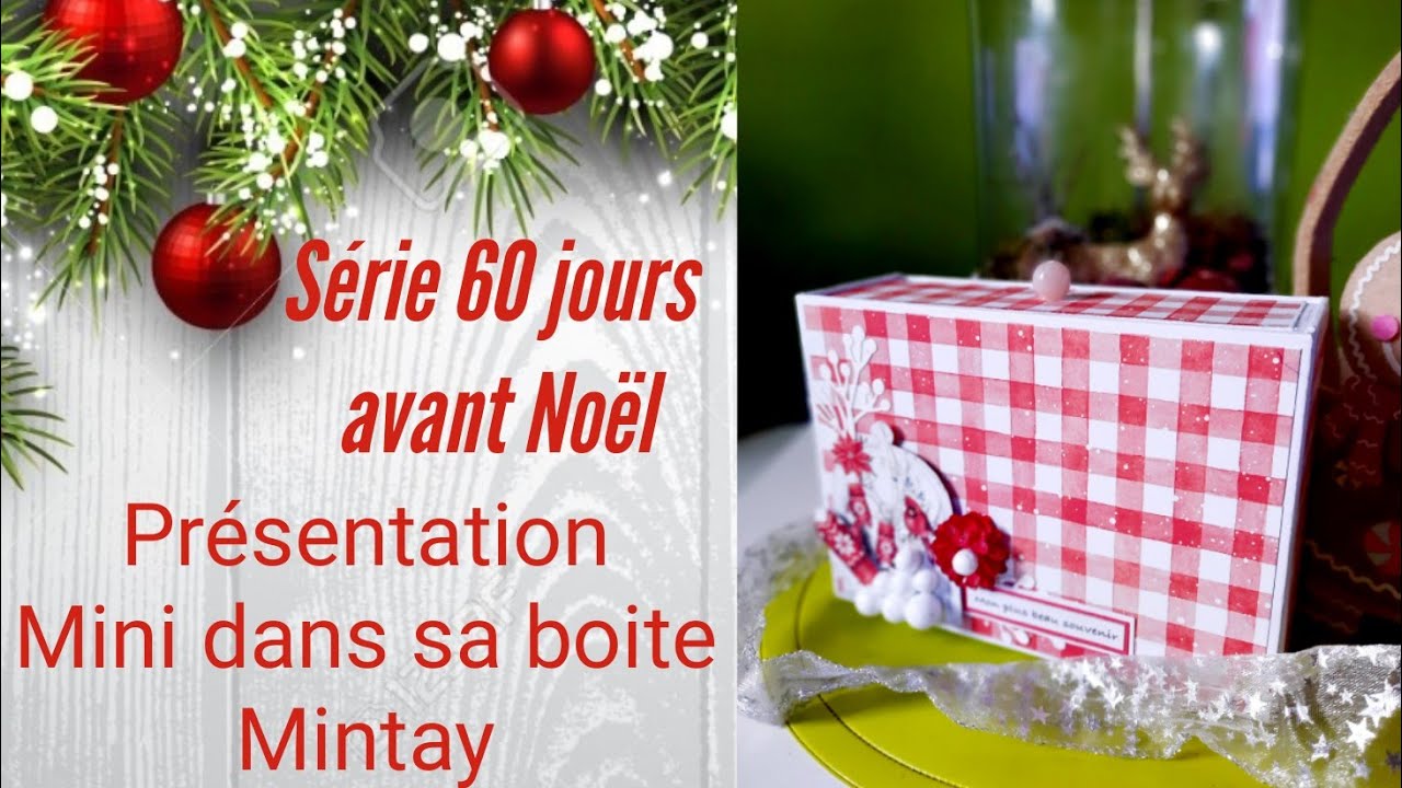 PRESENTATION MINI ALBUM DANS SA BOITE * Mintay Winterland * Avant tuto * Chat Scrap *