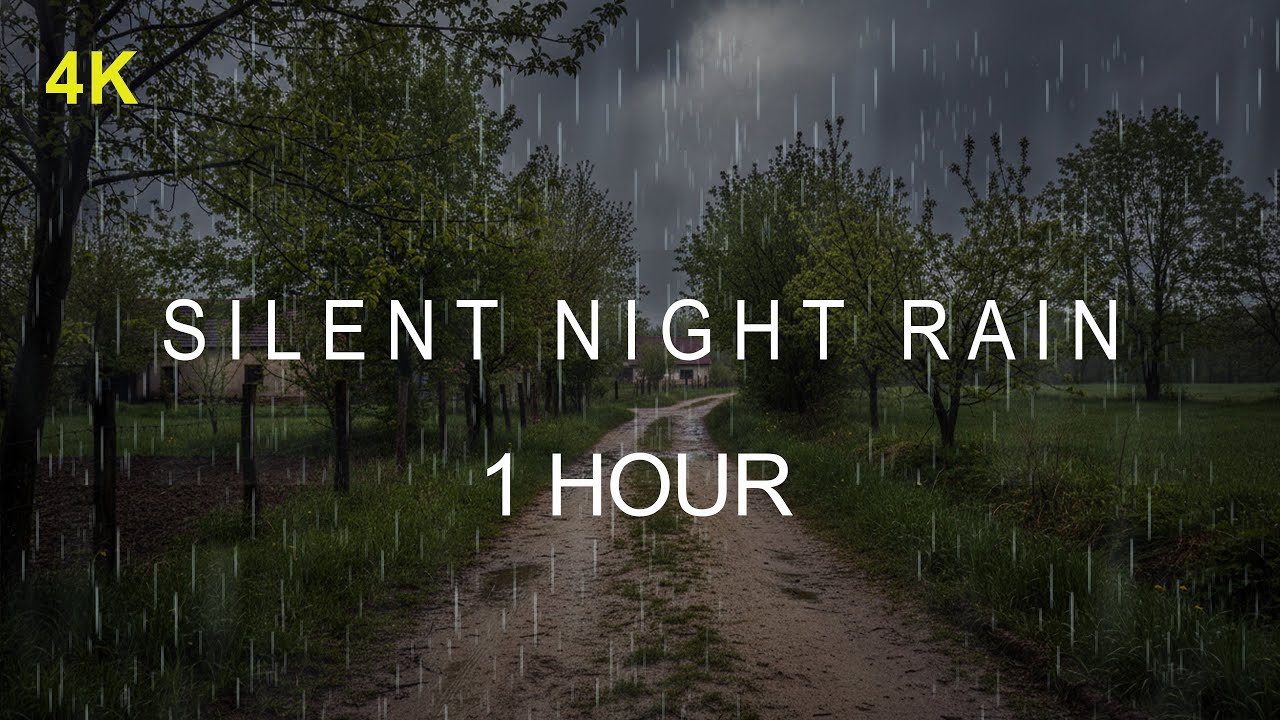 ⛈️ Healing Rain Ambience in the Village Area | Stay Asleep Longer | 1 Hour