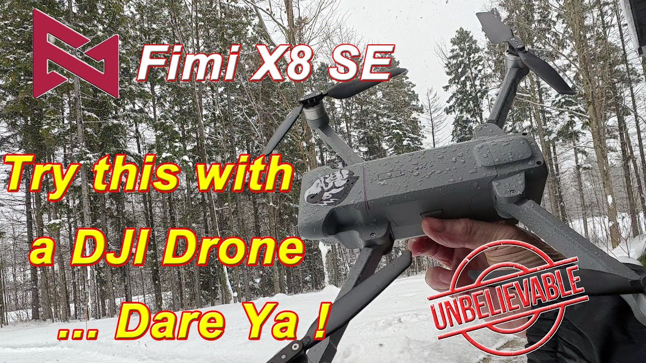 Fimi X8 SE 2022 — побеждаем метель на озере Бойд. Не каждый дрон такой прочный! 🧐😱🥰🌬️❄️