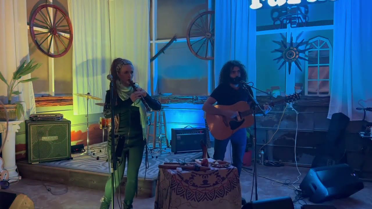Original Live Music from Aire & Sol with Flute, Guitar, Beatboxing, and Ambient Sounds.