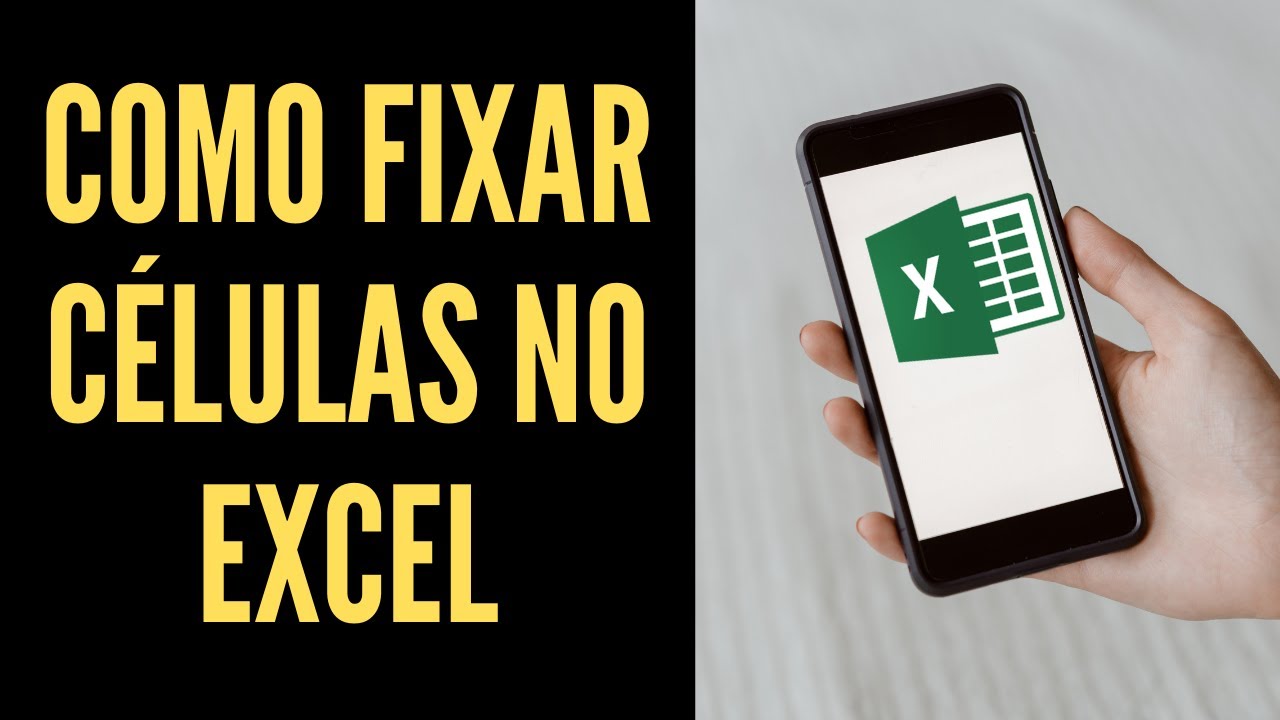 Como fixar células e usar em fórmulas no Excel pelo celular.