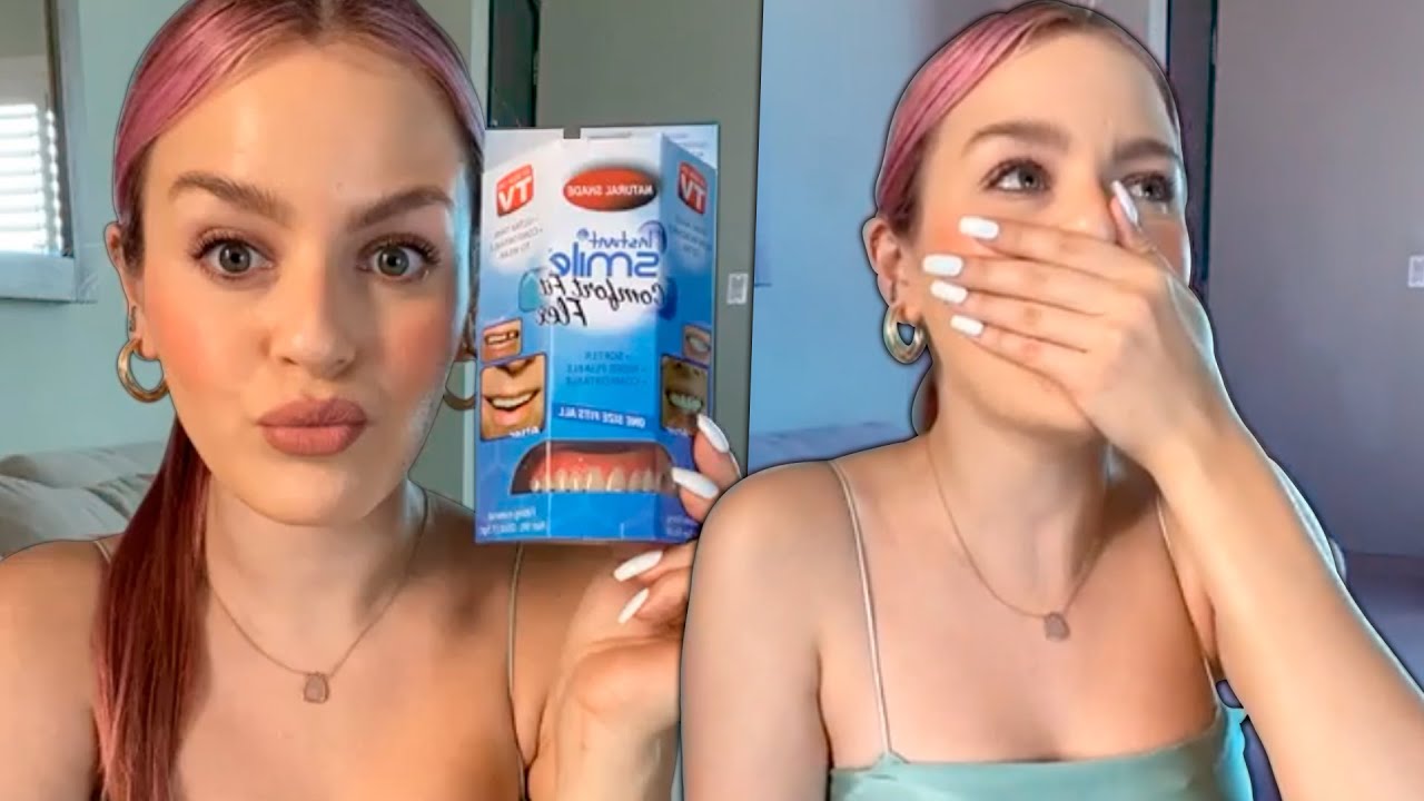 Me puse dientes falsos y esto pas&oacute; 😨