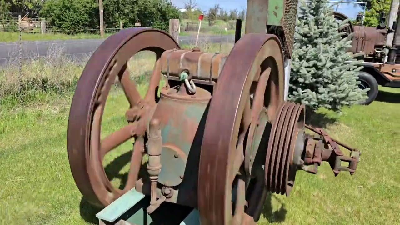 Our 36 hp model 739 Fairbanks Z Oilfield engine, it spent its working life in the Oilfields of Texas