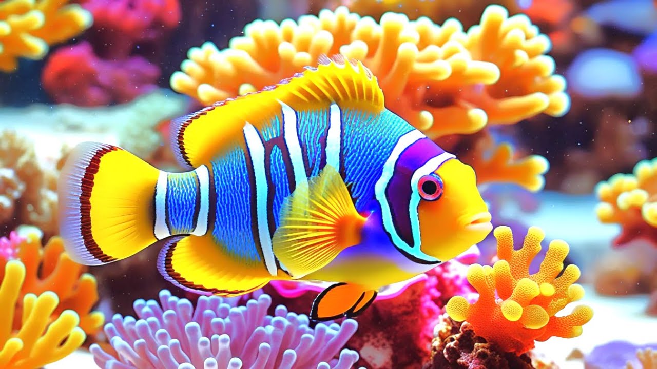 The Best 4K Aquarium - Dive Into The Mesmerizing Underwater Realm, Sea Jellyfish, Coral Reefs . #9