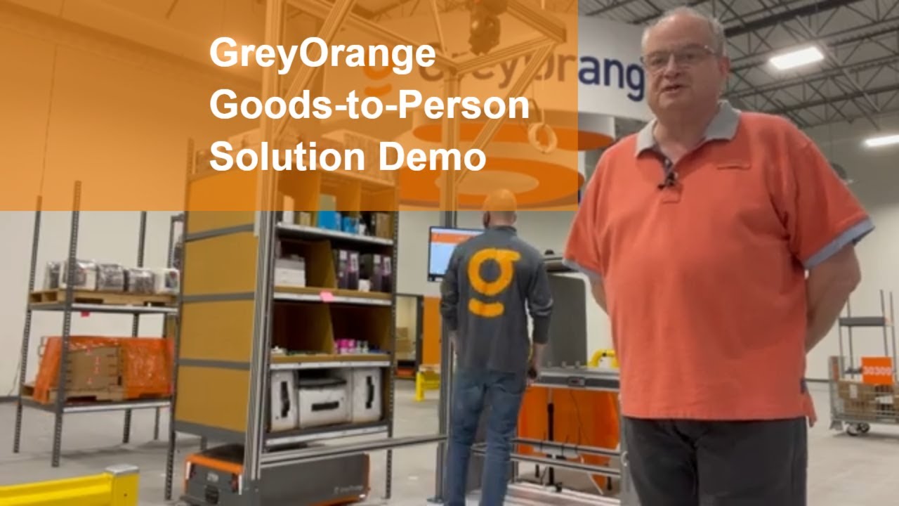 Ranger™ GTP goods-to-person (G2P) solution - GreyOrange warehouse automation-automated mobile robot
