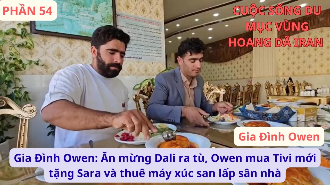 Gia Đình Owen: P54 Ăn mừng Dali ra tù, Owen mua Tivi mới tặng Sara và thuê máy xúc san lấp sân nhà