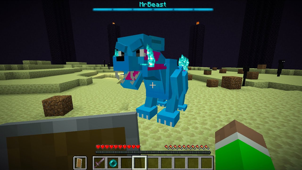 Minecraft, But The End Boss is Mr Beast!