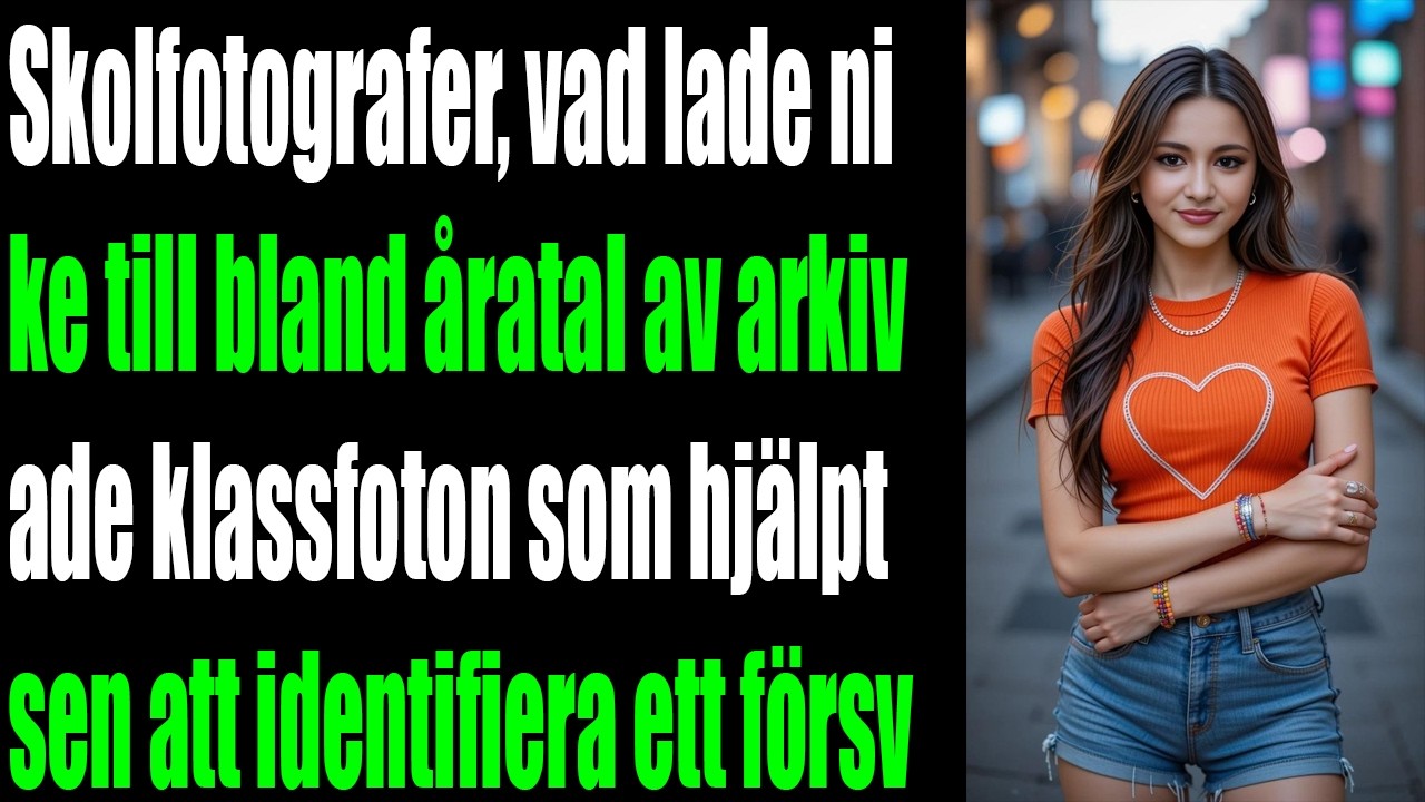 Skolfotografer avslöjar: Den lilla detaljen som avslöjade ett försvunnet barn