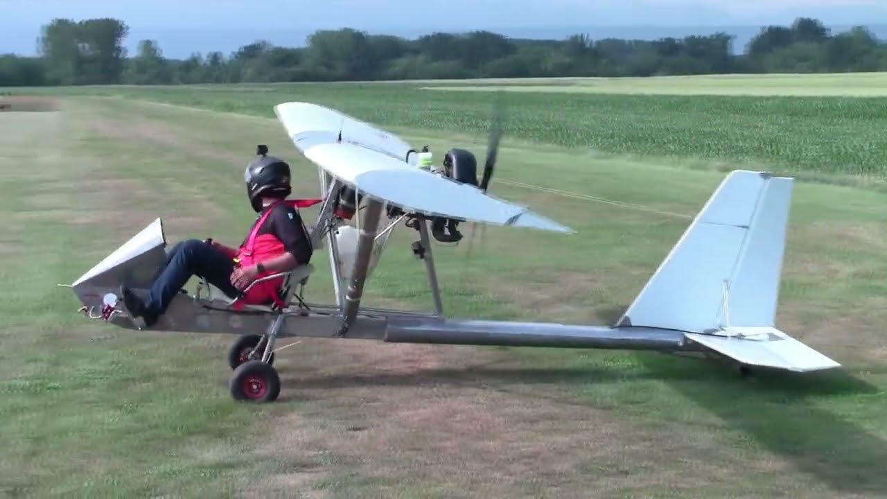 Flight test Of Zigolo MG21 in fly club Barone Rosso (short wing)
