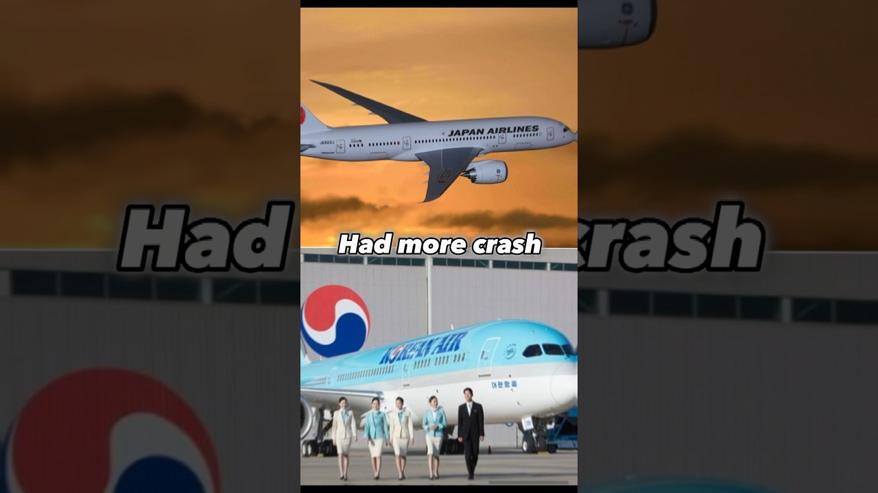 Korean Airlines vs Japan Airlines #aviation #shortsfeed  #airplanes #koreanair #japanairlines