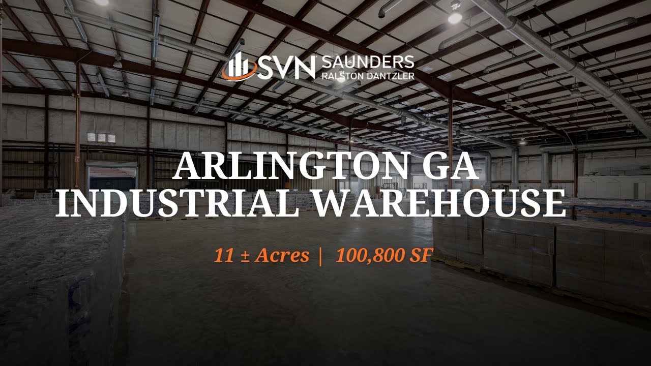 Industrial Warehouse for Sale | 100,800 SF on 11 AC | Distribution & Manufacturing | Arlington, GA