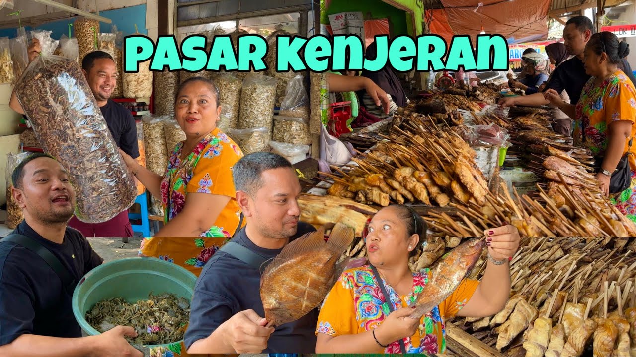KESAMPAIAN DI PASAR KENJERAN || IWAK MELIMPAH GAK KARU KARUAN || PUSAT KRIPIK IKAN TERUNG  