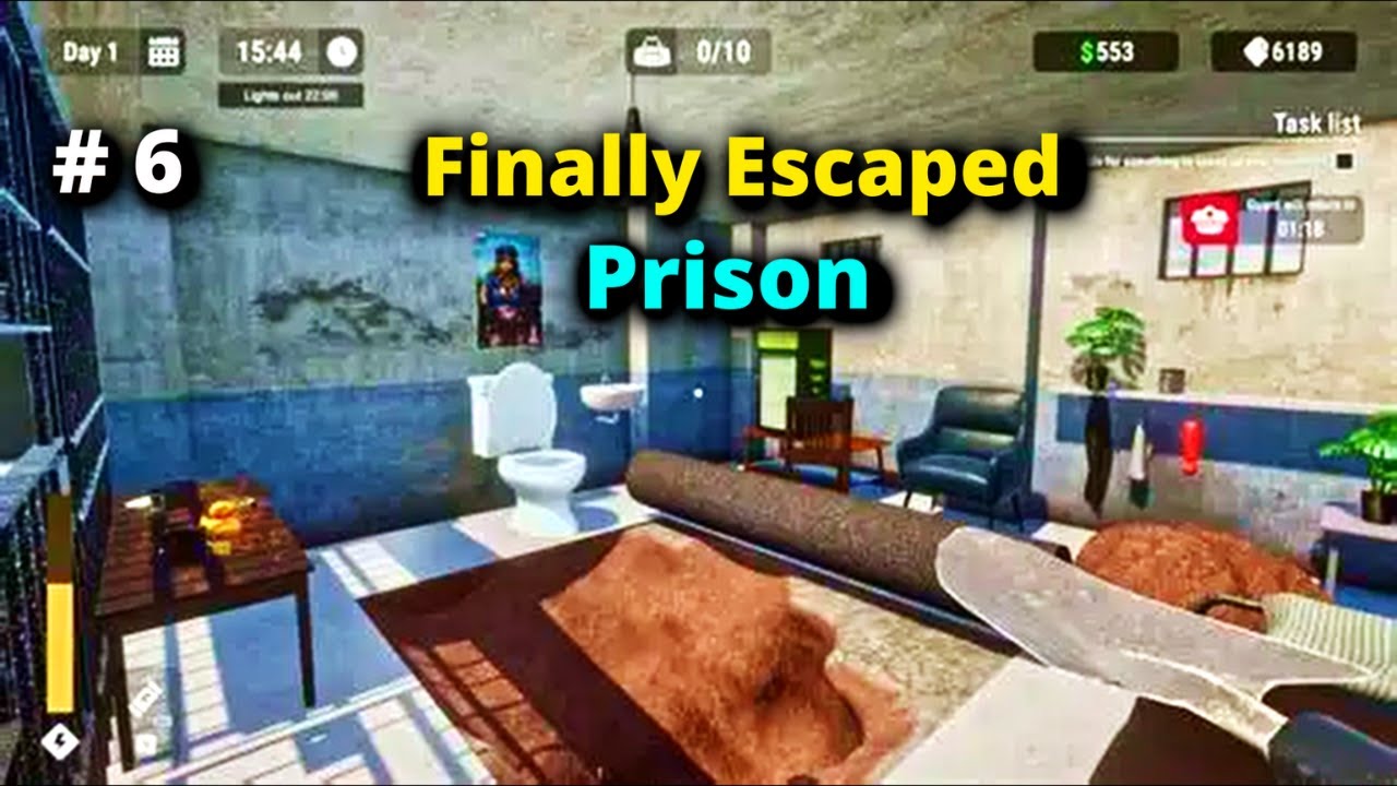 Finally I Escape The Prison Through Ladder - Prison Escape Simulator - Part 6