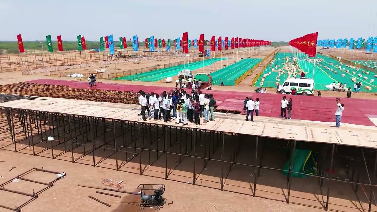 Seeman - Drone view |  திருச்சி மாநாடு | மாற்றத்தை விரும்பும் மக்களின் மாநாடு 