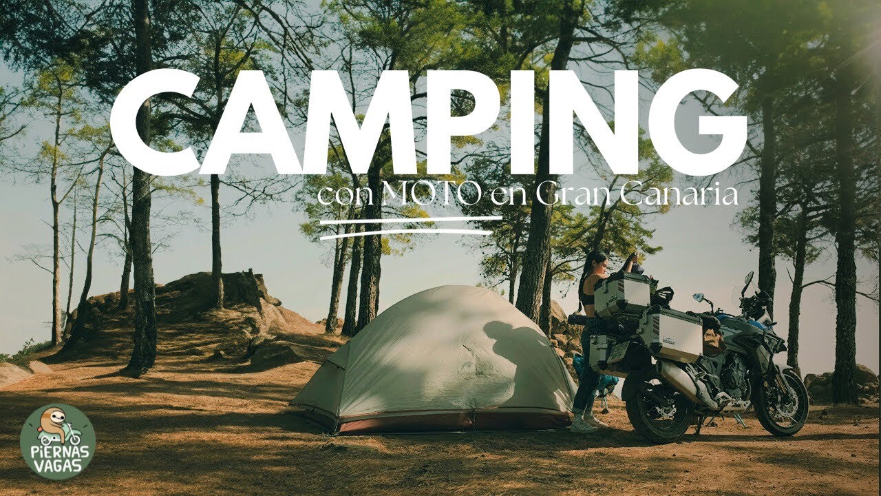 DORMIMOS en la ISLA más BONITA del Mundo | Motocamping y ACAMPADA Gran Canaria