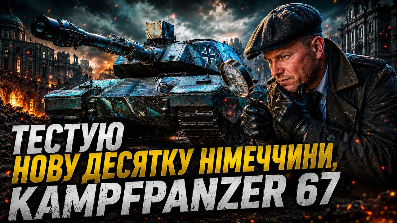 Kampfpanzer 67 &mdash; ТЕСТ НОВОЇ ДЕСЯТКИ! 🔥 Чи вартий він УВАГИ !!