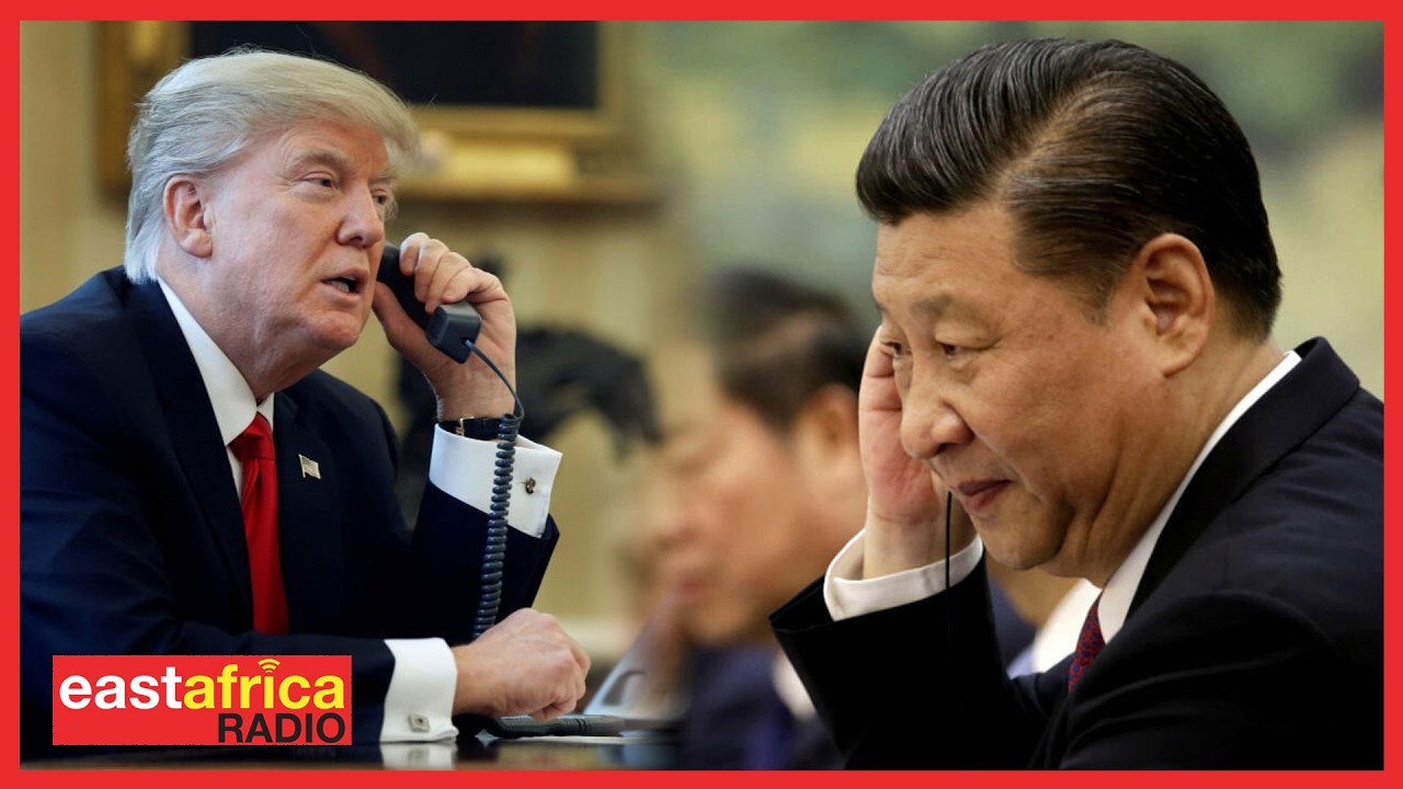 🔥 TRUMP AMEUNGAMA AMPIGIA SIMU XI JINPING  NA KUKIRI WAZI CHINA ANAONGOZA | NI TISHIO KWA BIASHARA
